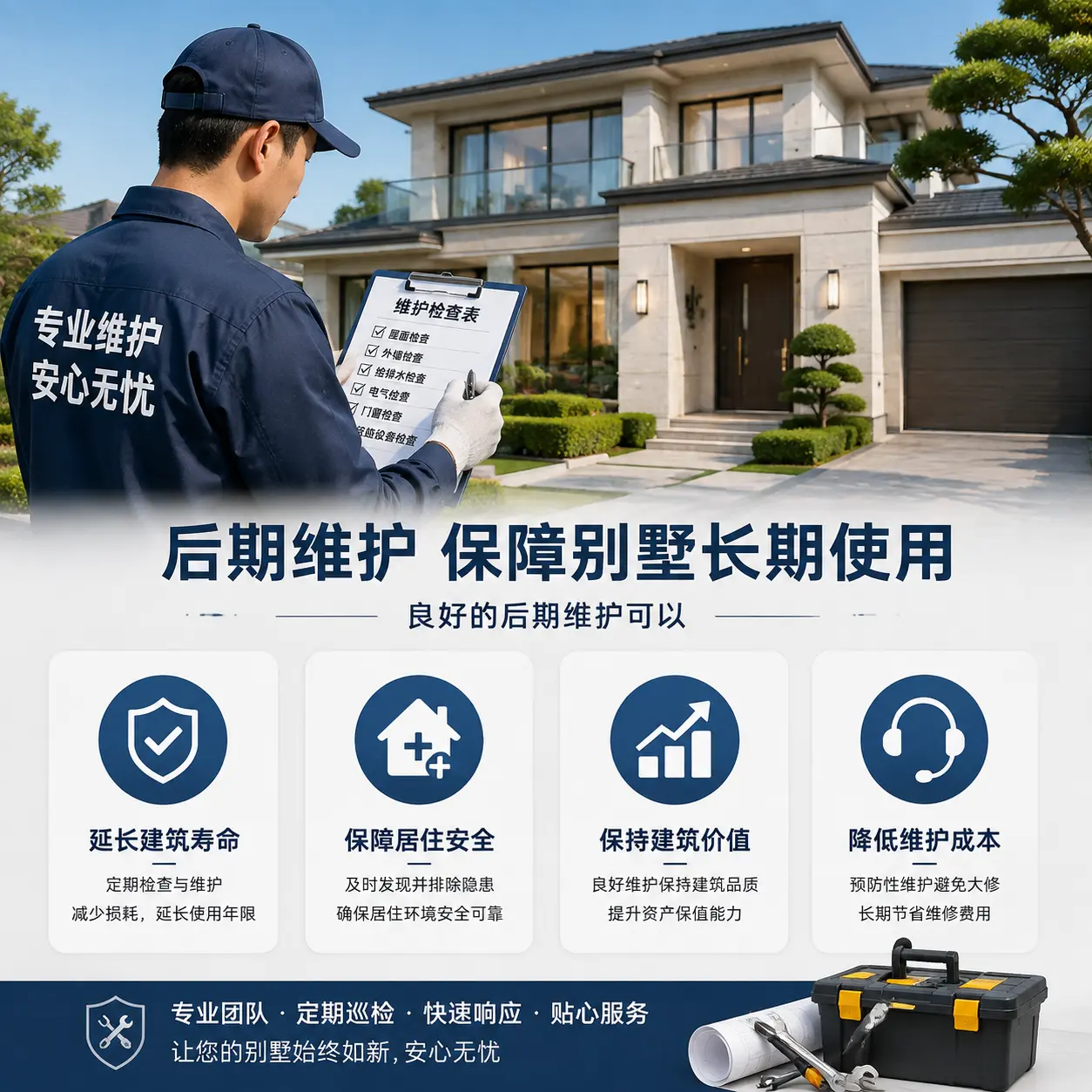 别墅建造公司推荐： 桐梓 施工质量的关键要素