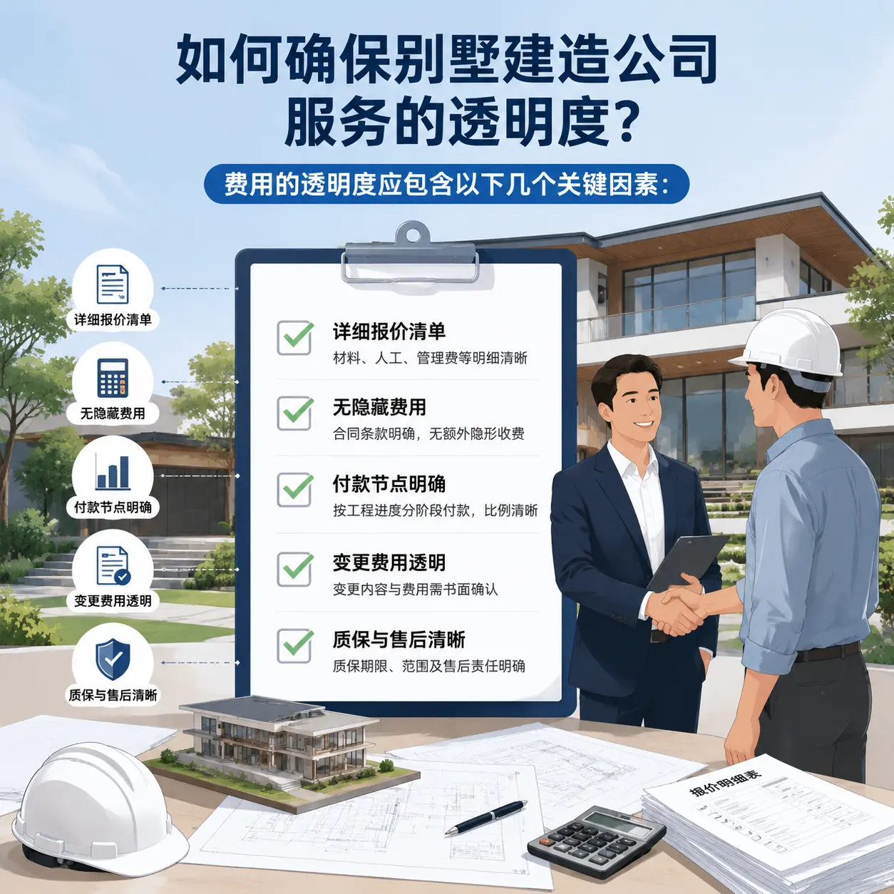在 桐梓 如何确保别墅建造公司服务的透明度？