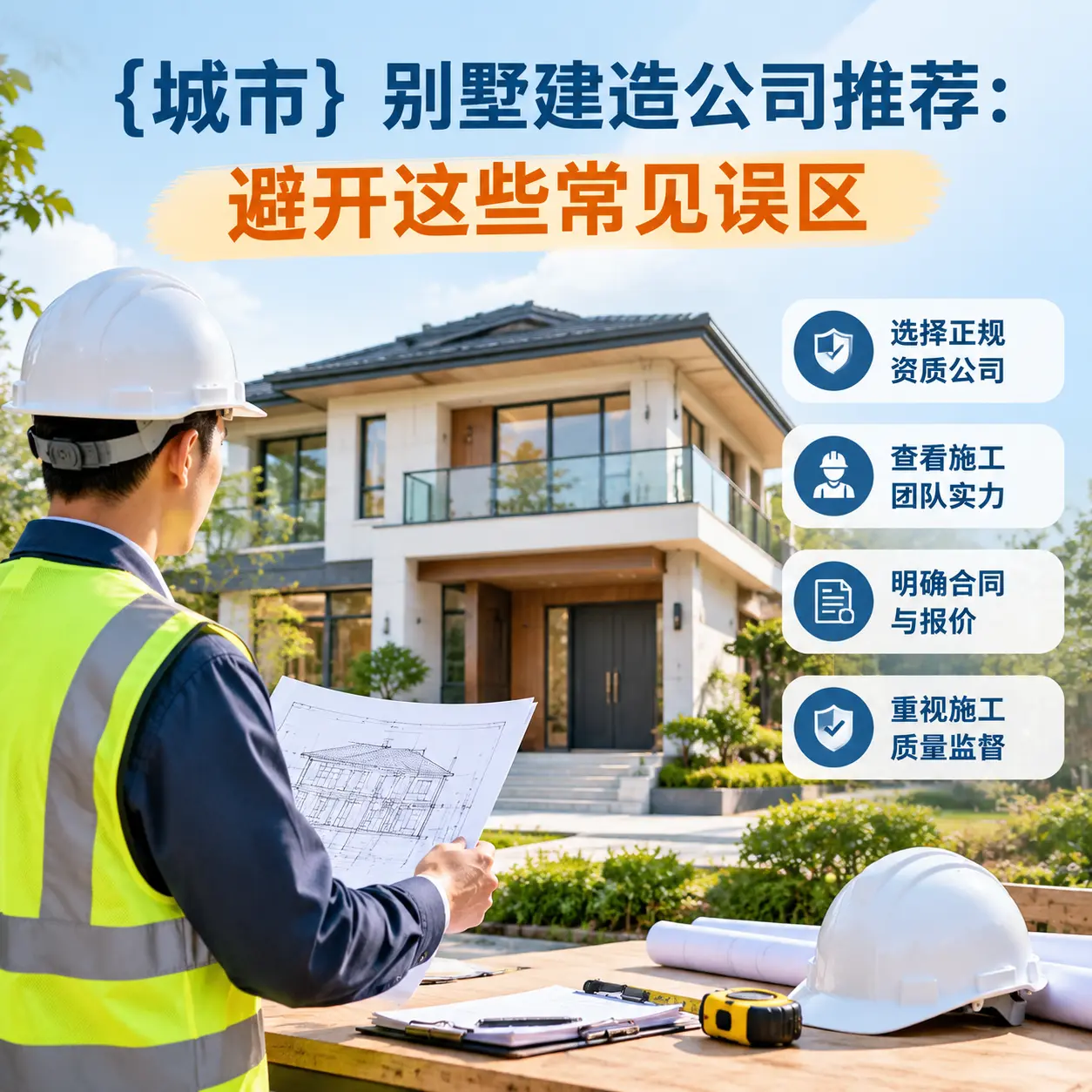 桐梓 别墅建造公司推荐：避开这些常见误区