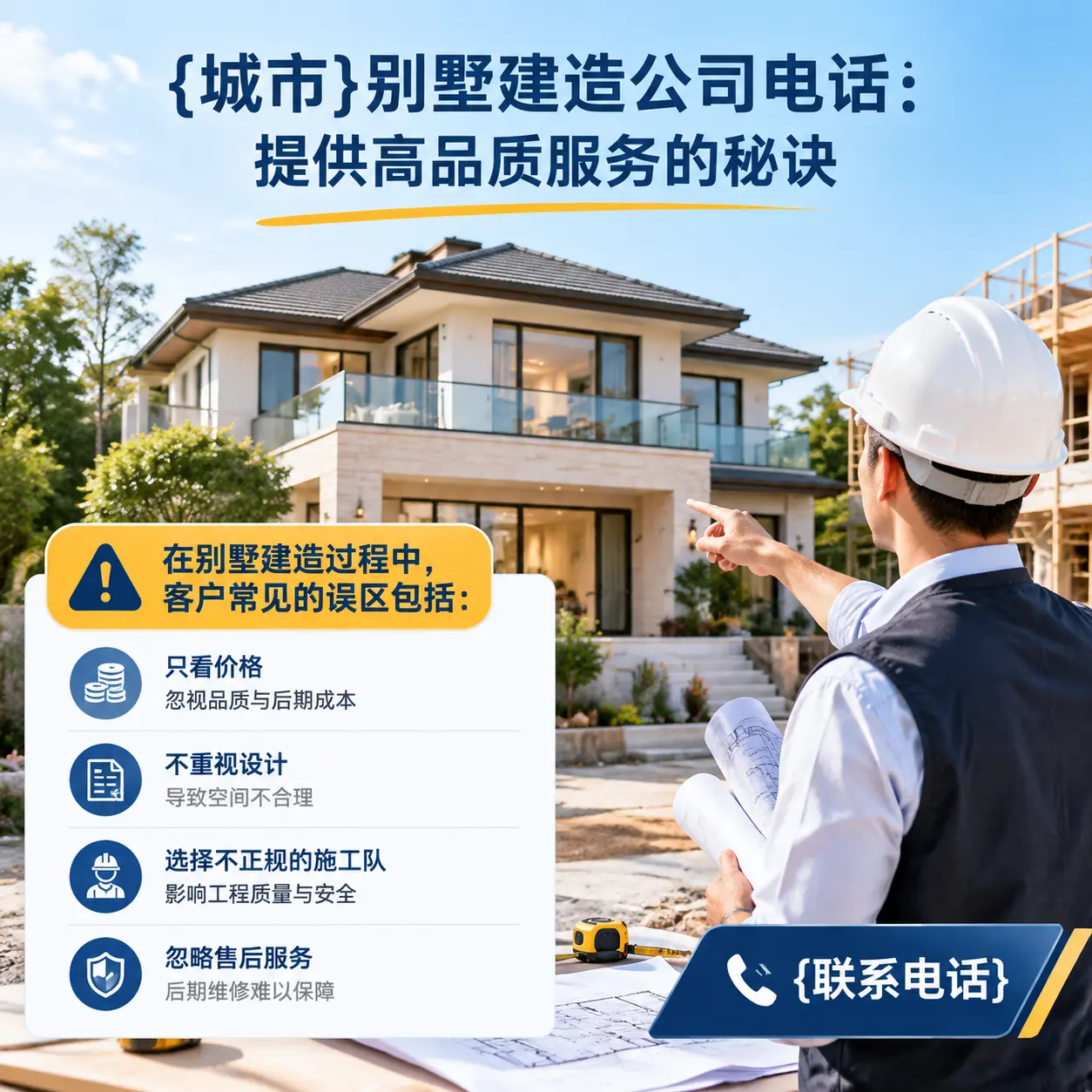 桐梓别墅建造公司电话：提供高品质服务的秘诀