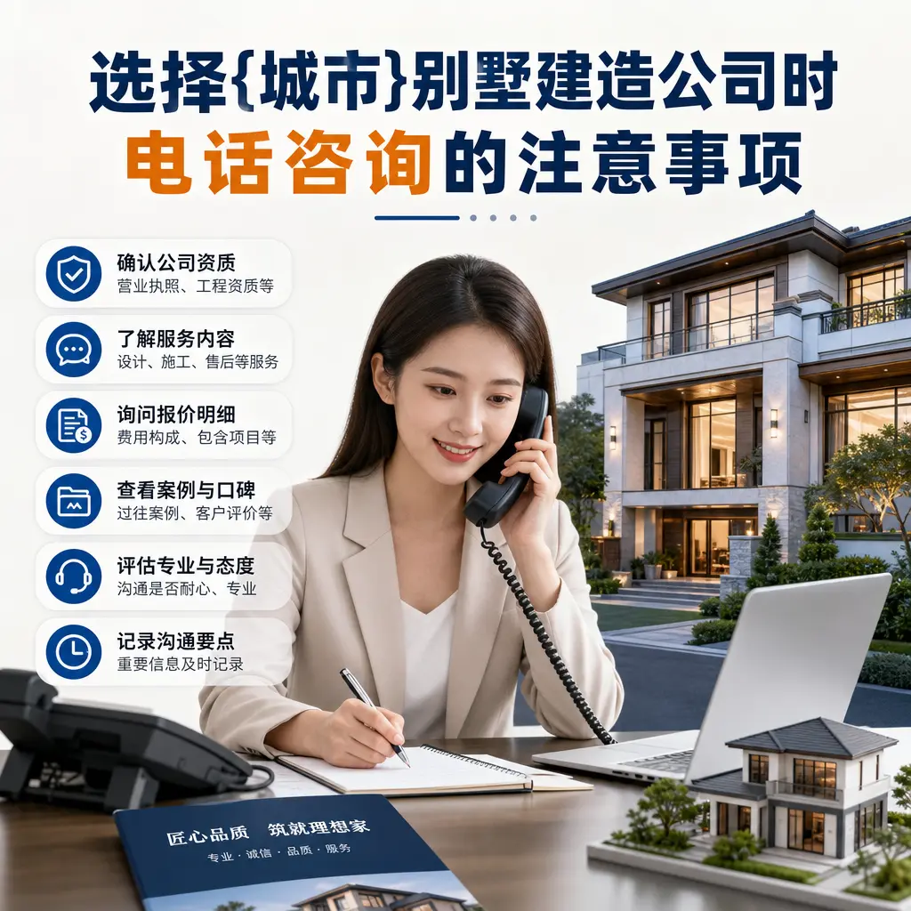 选择桐梓别墅建造公司时,电话咨询的注意事项