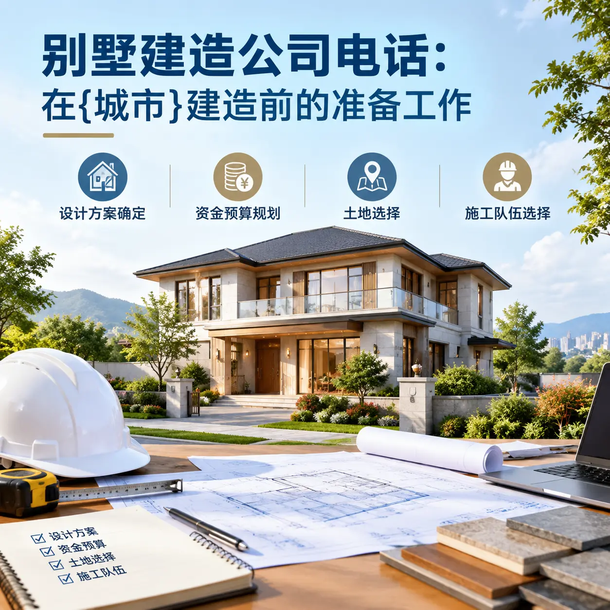 别墅建造公司电话:在桐梓建造前的准备工作
