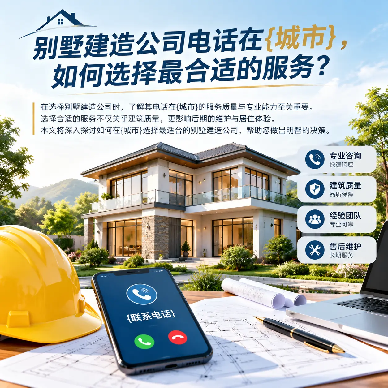 别墅建造公司电话在桐梓,如何选择最合适的服务?